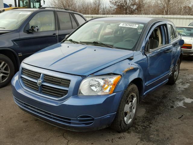 1B3HB28B17D280062 - 2007 DODGE CALIBER BLUE photo 2