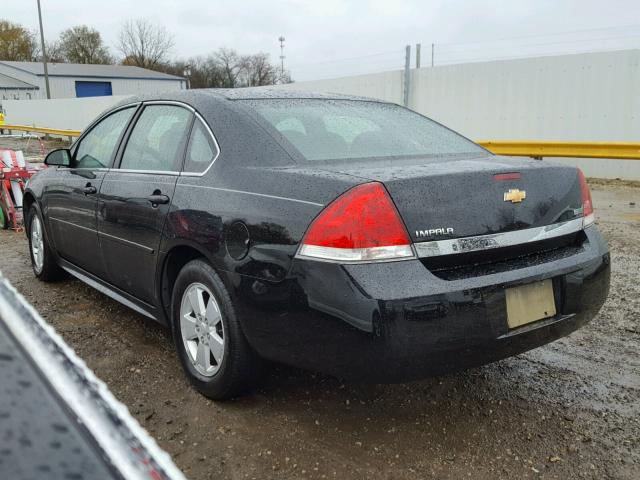 2G1WG5EK6B1117532 - 2011 CHEVROLET IMPALA LT BLACK photo 3