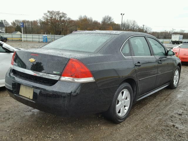 2G1WG5EK6B1117532 - 2011 CHEVROLET IMPALA LT BLACK photo 4