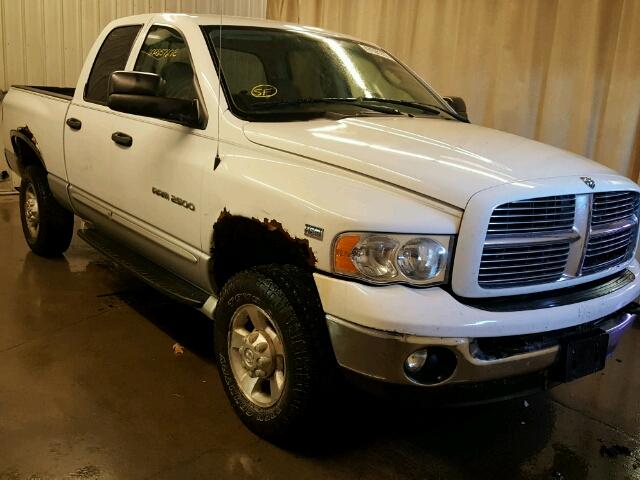 1D3KU28DX3J550733 - 2003 DODGE RAM 2500 S WHITE photo 1