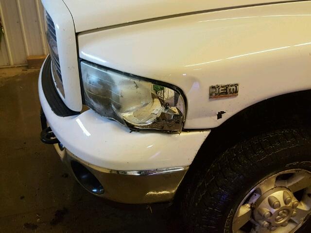 1D3KU28DX3J550733 - 2003 DODGE RAM 2500 S WHITE photo 9