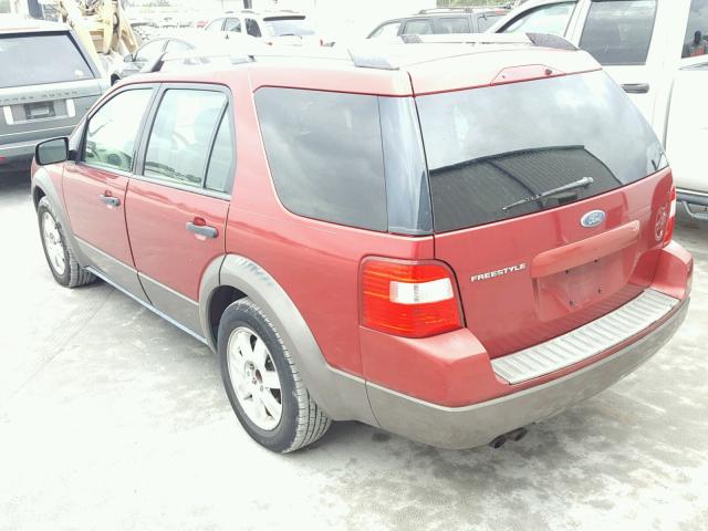 1FMZK01195GA22906 - 2005 FORD FREESTYLE RED photo 3