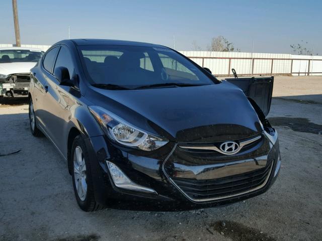 5NPDH4AE5GH677960 - 2016 HYUNDAI ELANTRA SE BLACK photo 1