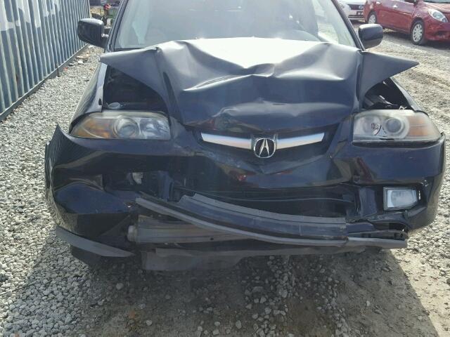 2HNYD18214H540570 - 2004 ACURA MDX BLACK photo 9