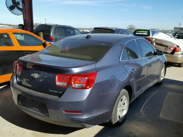 1G11B5SL4EF104362 - 2014 CHEVROLET MALIBU LS BLUE photo 4
