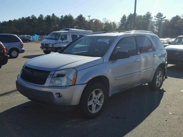 2CNDL73F156149299 - 2005 CHEVROLET EQUINOX LT SILVER photo 2