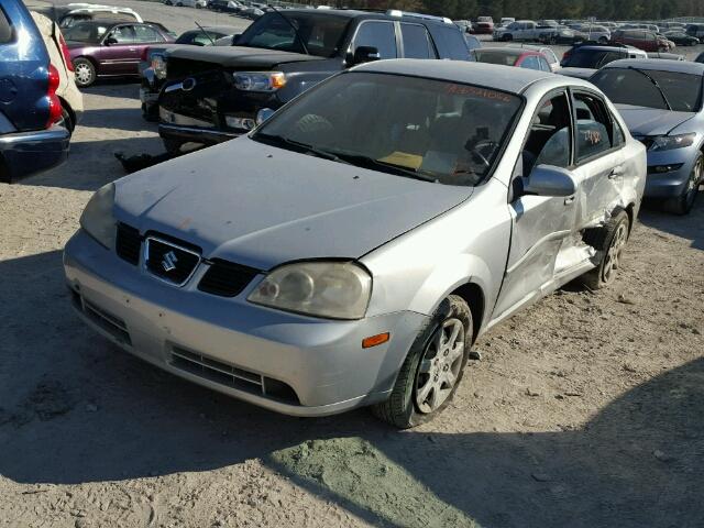 KL5JD56ZX5K082977 - 2005 SUZUKI FORENZA S SILVER photo 2