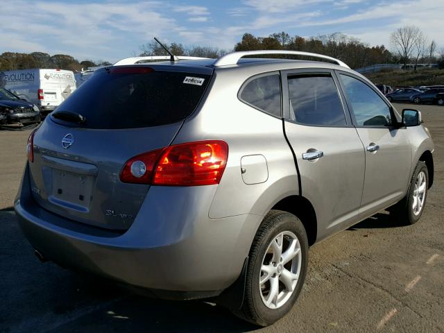 JN8AS5MV4AW104298 - 2010 NISSAN ROGUE S SILVER photo 4