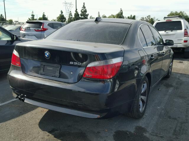 WBANA73505CR60442 - 2005 BMW 530 I BLACK photo 4