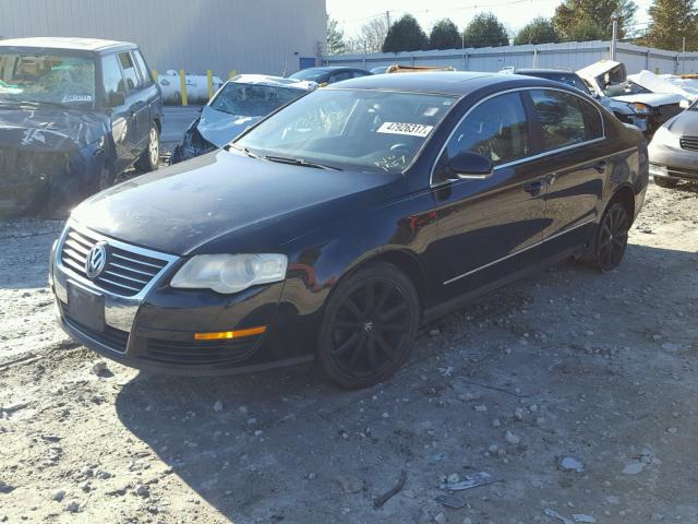 WVWAU73CX6P147868 - 2006 VOLKSWAGEN PASSAT BLACK photo 2