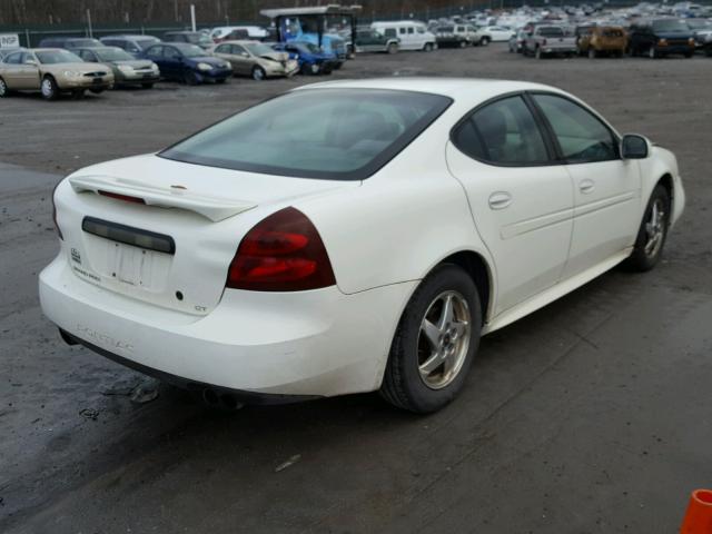 2G2WP522X41149192 - 2004 PONTIAC GRAND PRIX WHITE photo 4