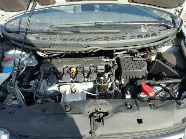 2HGFG12938H547229 - 2008 HONDA CIVIC EXL SILVER photo 7