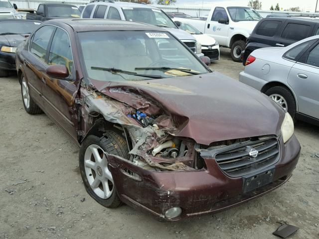 JN1CA31D6YT542472 - 2000 NISSAN MAXIMA GLE BURGUNDY photo 1