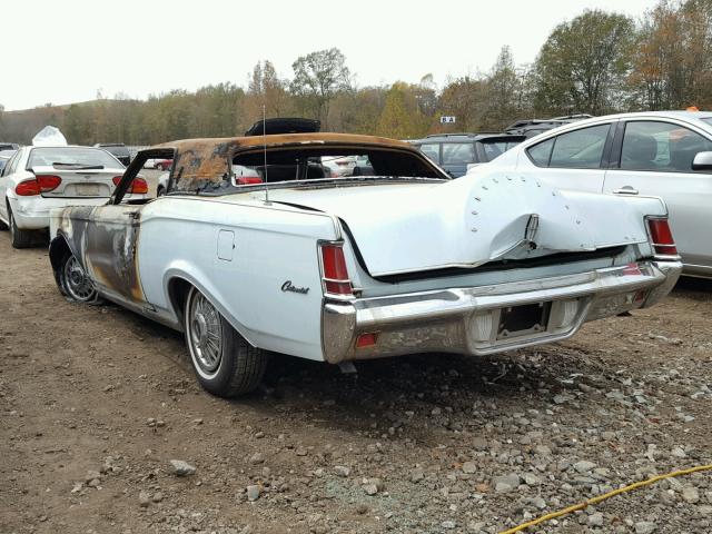 1Y89A837345 - 1971 LINCOLN CONTINENTA WHITE photo 3