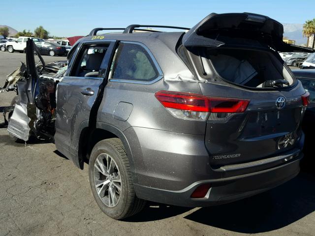 5TDZZRFH4HS230969 - 2017 TOYOTA HIGHLANDER BROWN photo 3