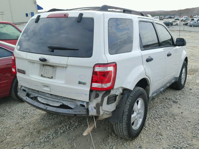 1FMCU0DG4AKA44321 - 2010 FORD ESCAPE XLT WHITE photo 4