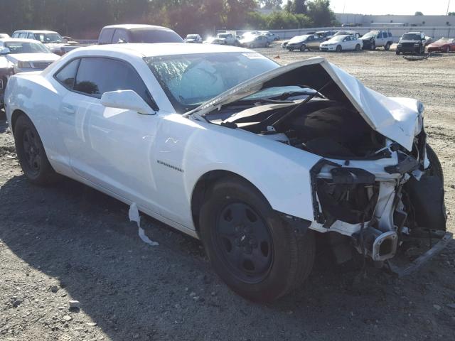 2G1FA1E30D9161842 - 2013 CHEVROLET CAMARO LS WHITE photo 1