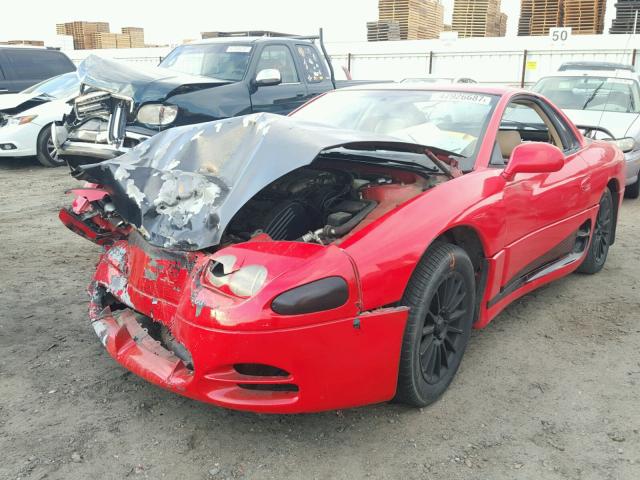 JA3AM84JXTY005396 - 1996 MITSUBISHI 3000 GT RED photo 2