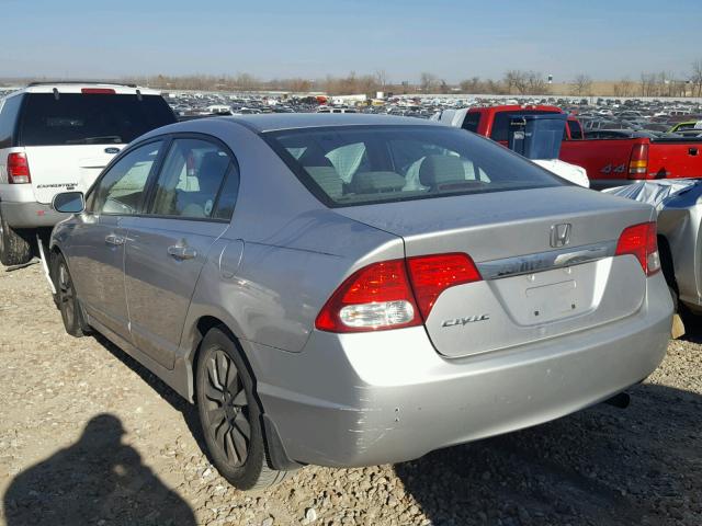 19XFA1F89AE030620 - 2010 HONDA CIVIC EX SILVER photo 3