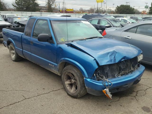 1GCCS19W718145849 - 2001 CHEVROLET S TRUCK S1 BLUE photo 1