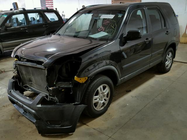 JHLRD78844C054519 - 2004 HONDA CR-V EX BLACK photo 2