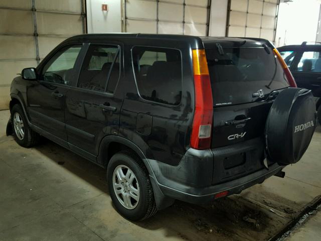 JHLRD78844C054519 - 2004 HONDA CR-V EX შავი ფოტო 3