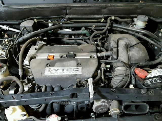 JHLRD78844C054519 - 2004 HONDA CR-V EX შავი ფოტო 7