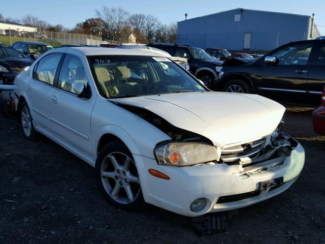 JN1DA31DX2T403649 - 2002 NISSAN MAXIMA GLE WHITE photo 1