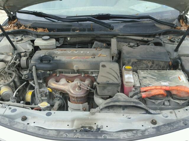 4T1BB46K28U044276 - 2008 TOYOTA CAMRY HYBR SILVER photo 7