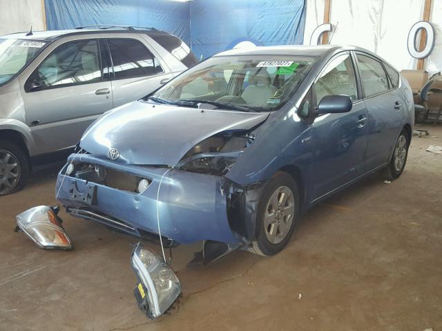 JTDKB20U687725817 - 2008 TOYOTA PRIUS BLUE photo 2