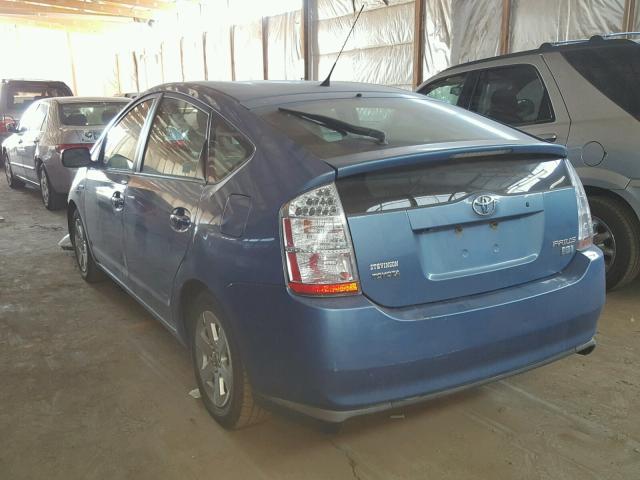 JTDKB20U687725817 - 2008 TOYOTA PRIUS BLUE photo 3