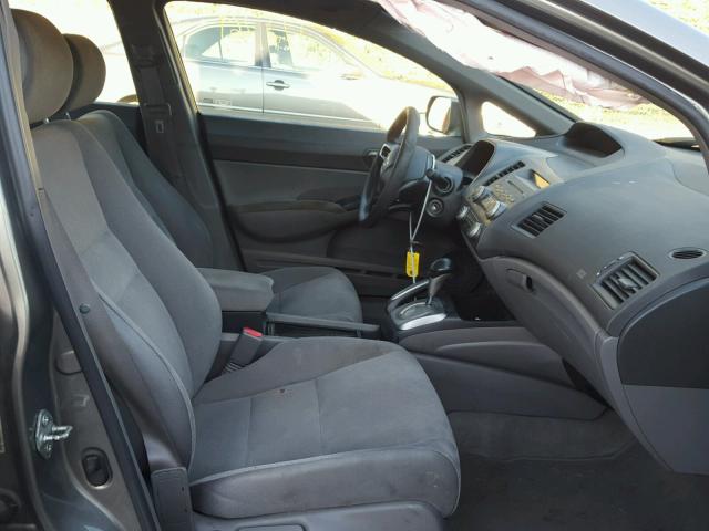 1HGFA16587L060392 - 2007 HONDA CIVIC LX GRAY photo 5