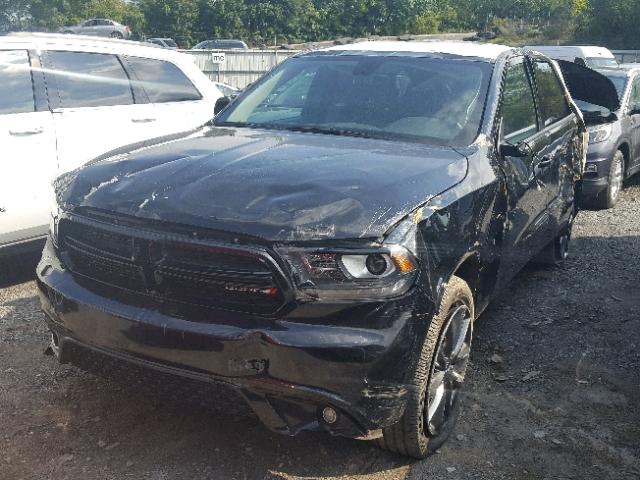 1C4RDJDG1HC758156 - 2017 DODGE DURANGO GT BLACK photo 2