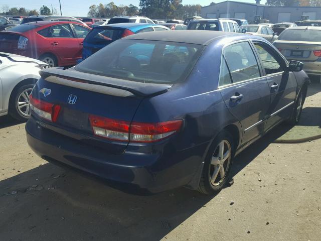 1HGCM56644A077823 - 2004 HONDA ACCORD EX BLUE photo 4