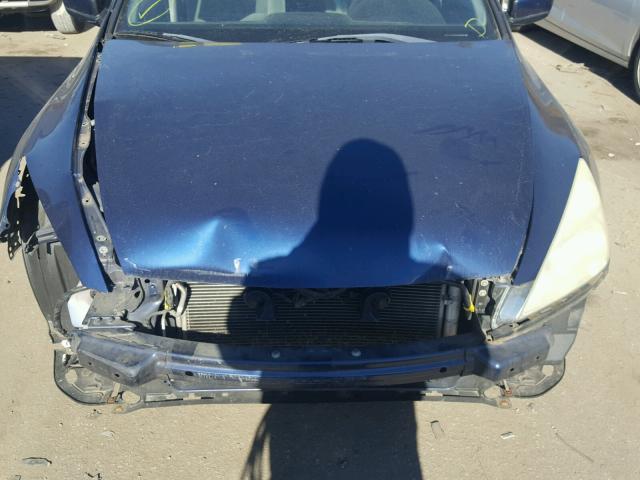 1HGCM56644A077823 - 2004 HONDA ACCORD EX BLUE photo 7