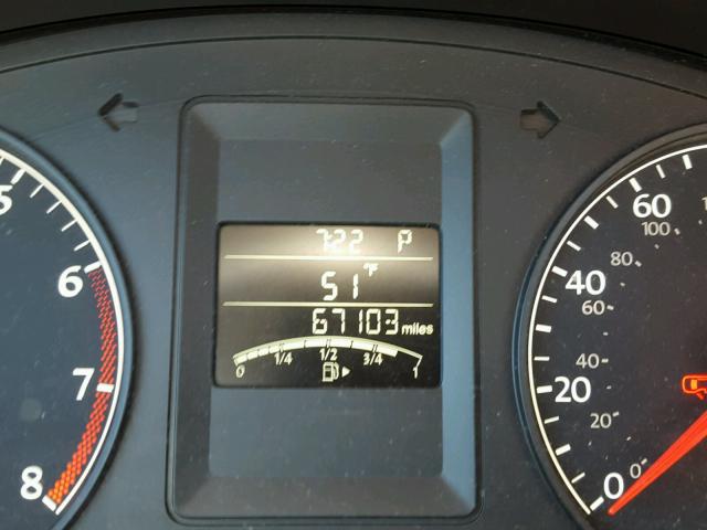 3VWLZ7AJ7BM303504 - 2011 VOLKSWAGEN JETTA SEL WHITE photo 8