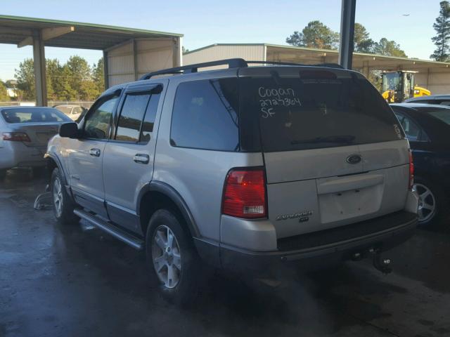 1FMZU63K44UB18719 - 2004 FORD EXPLORER X SILVER photo 3