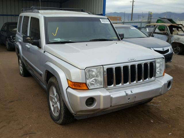 1J8HG48KX7C561349 - 2007 JEEP COMMANDER SILVER photo 1