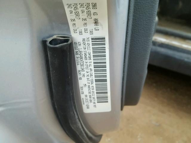 1J8HG48KX7C561349 - 2007 JEEP COMMANDER SILVER photo 10