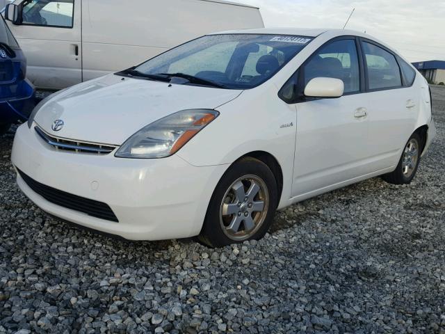 JTDKB20U377660892 - 2007 TOYOTA PRIUS WHITE photo 2