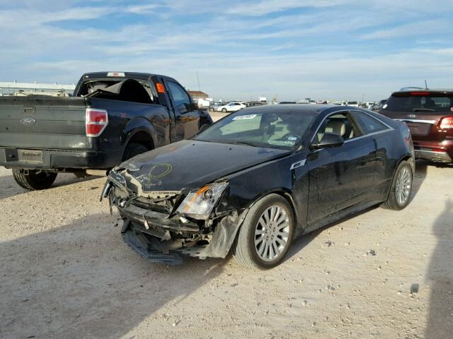 1G6DA1E33E0103513 - 2014 CADILLAC CTS BLACK photo 2