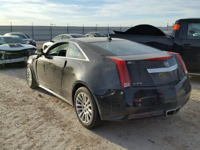 1G6DA1E33E0103513 - 2014 CADILLAC CTS BLACK photo 3