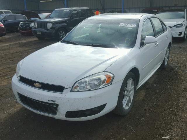 2G1WC5E38C1322436 - 2012 CHEVROLET IMPALA LTZ WHITE photo 2