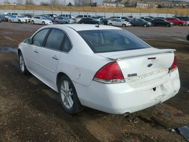 2G1WC5E38C1322436 - 2012 CHEVROLET IMPALA LTZ WHITE photo 3