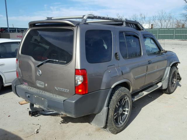 5N1ED28Y44C670411 - 2004 NISSAN XTERRA XE TAN photo 4