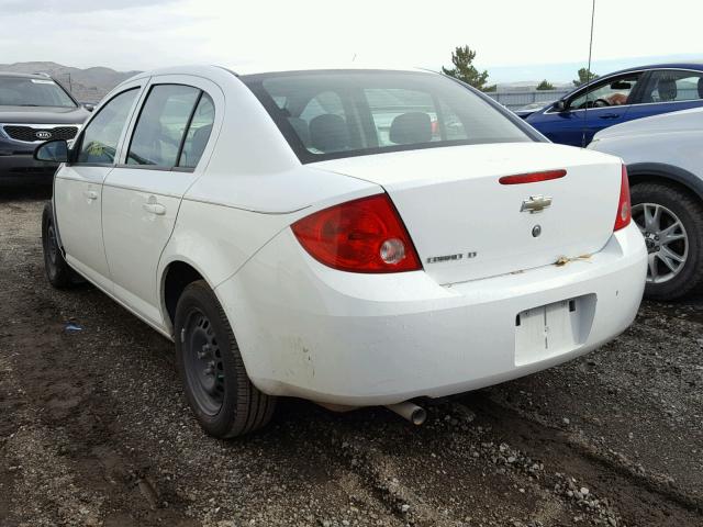 1G1AT58H797144919 - 2009 CHEVROLET COBALT LT WHITE photo 3