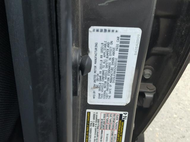 5Y2SL63865Z420112 - 2005 PONTIAC VIBE GRAY photo 10