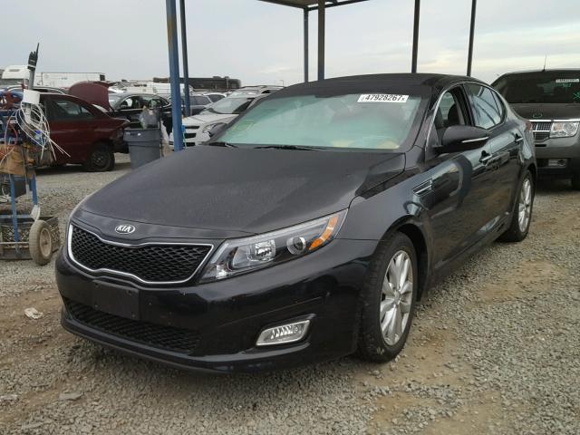 5XXGN4A73FG402329 - 2015 KIA OPTIMA EX BLACK photo 2