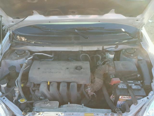 2T1KR32EX6C584835 - 2006 TOYOTA COROLLA MA GRAY photo 7