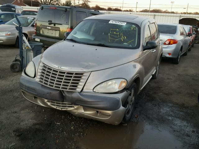 3C8FY68BX2T273477 - 2002 CHRYSLER PT CRUISER GOLD photo 2